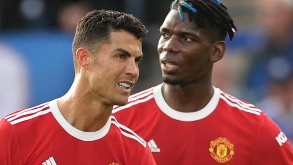 Pogba y Cristiano Ronaldo