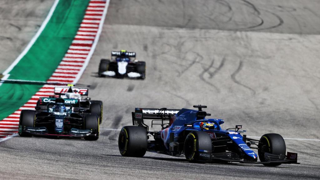 Fernando Alonso en el Gran Premio de Estados Unidos