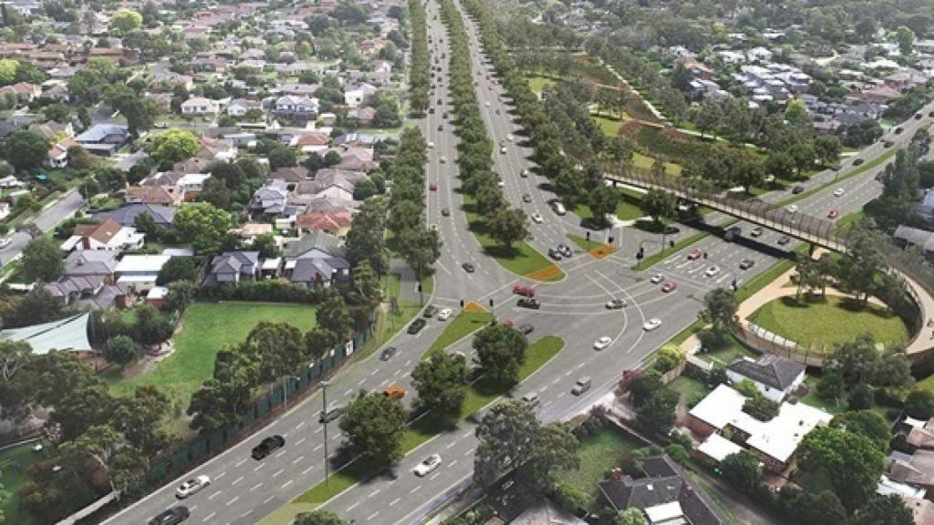 Carretera en Melbourne.