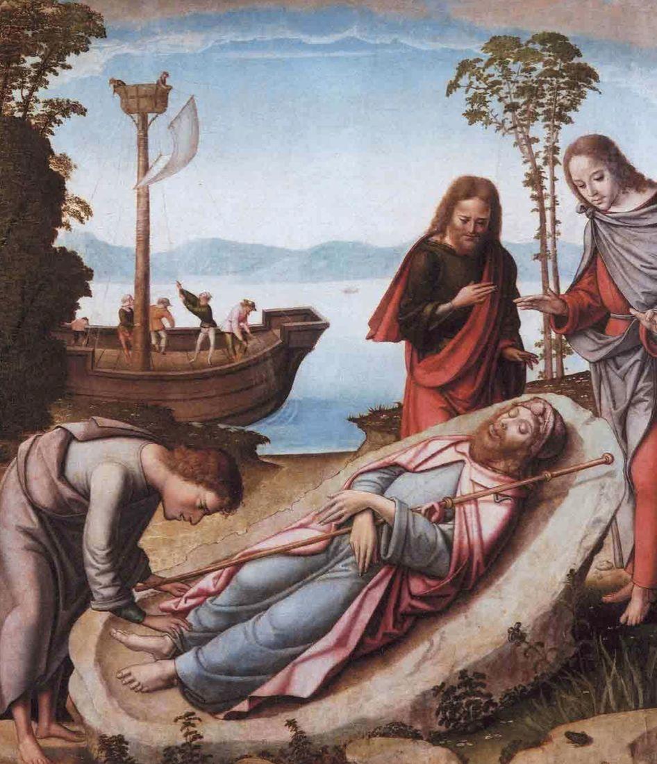 Desembarco del cuerpo apostólico. Museo Lázaro Galdeano (Madrid). Fuente: Albergue Reina Lupa