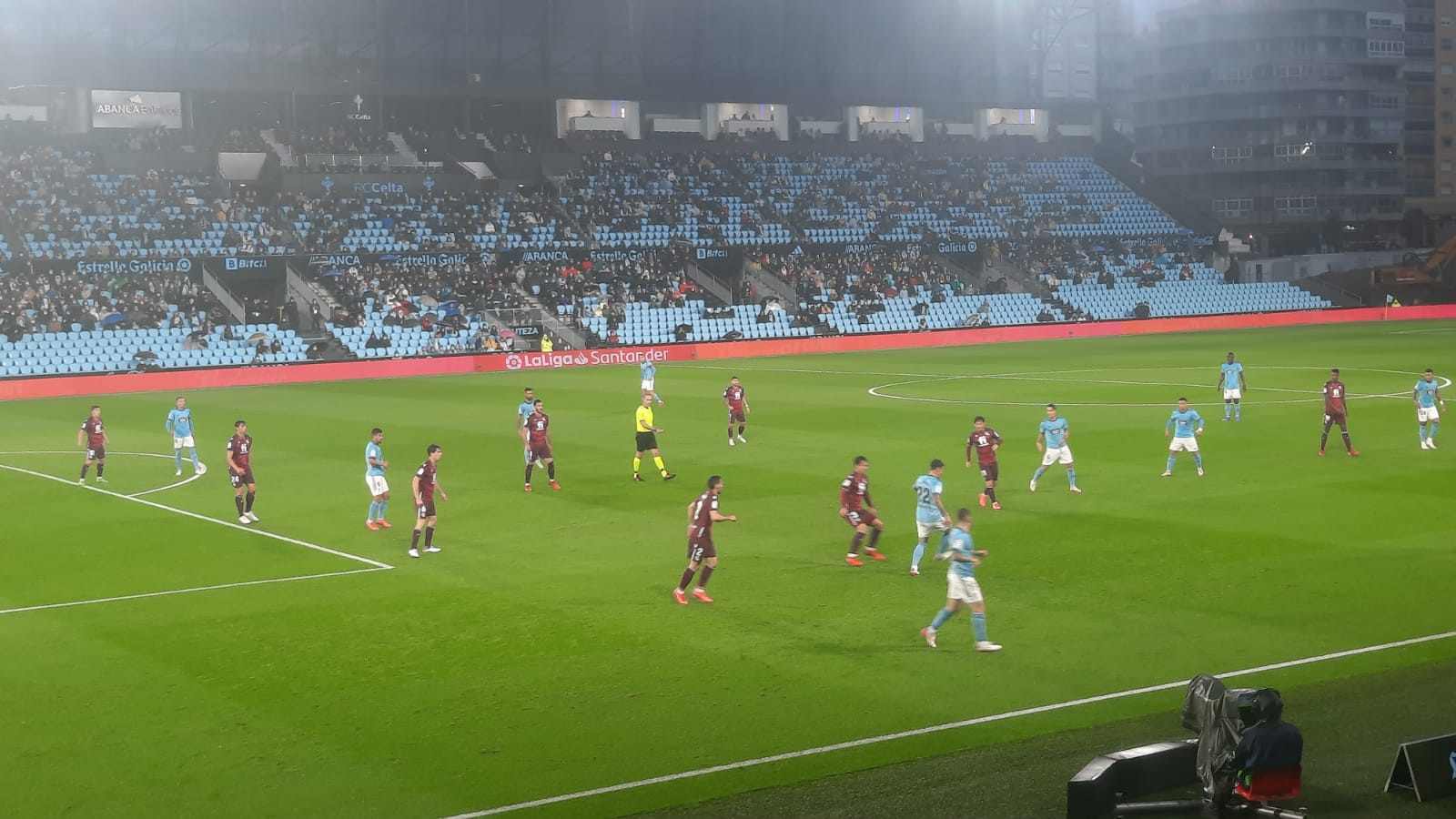 La presión del Celta fue asfixiante en los primeros compases del partido