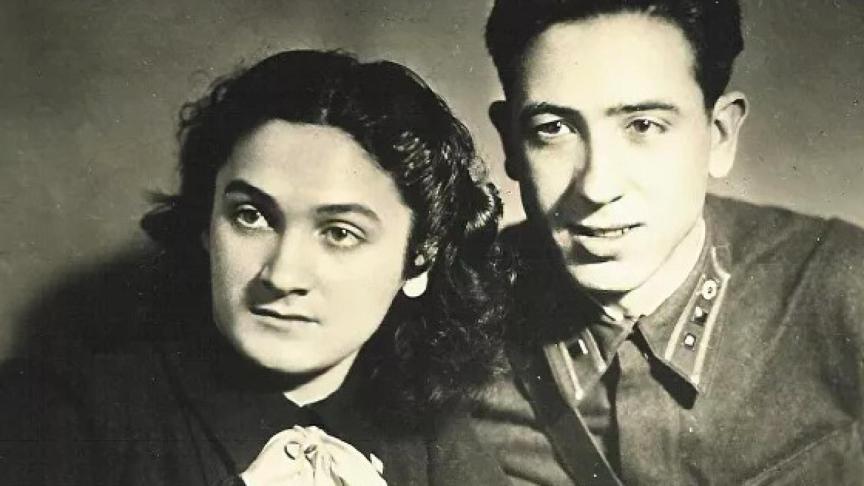 Amaya y Rubén, hijos de La Pasionaria.