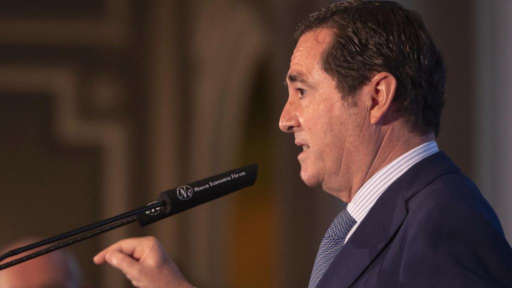 El presidente de la CEOE, Antonio Garamendi