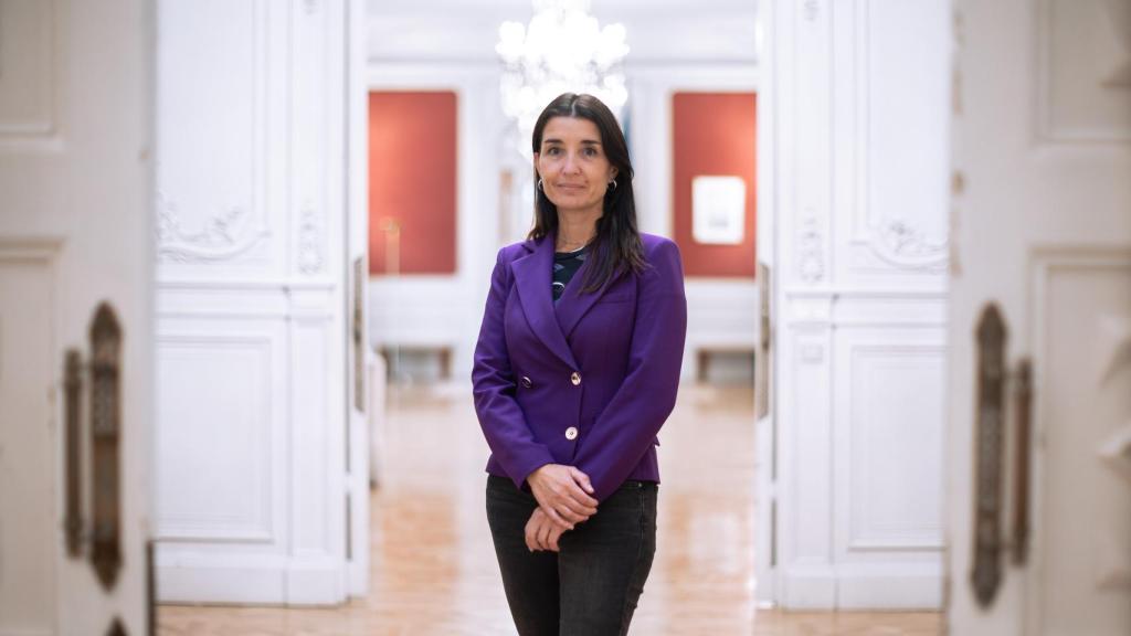 Ruth Merino, en las Cortes Valencianas. EE