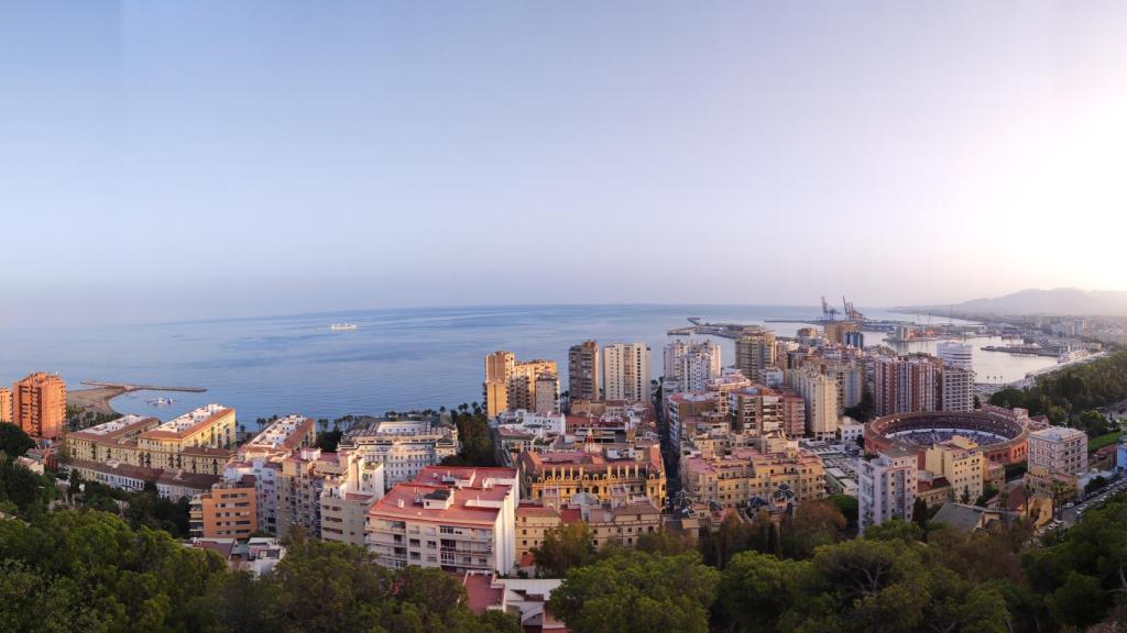Las vistas desde Gibralfaro.