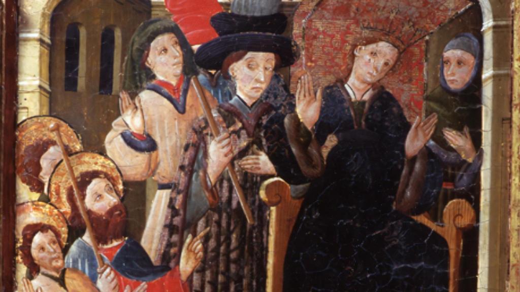 Reina Lupa y los discípulos del Apóstol.