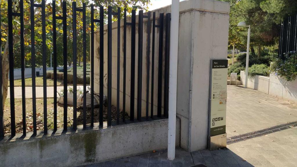 Parque donde habría ocurrido la supuesta agresión sexual por parte de un menor del centro.