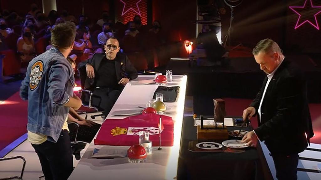 Actuación de Javier del Rey en el programa Got Talent de Telecinco