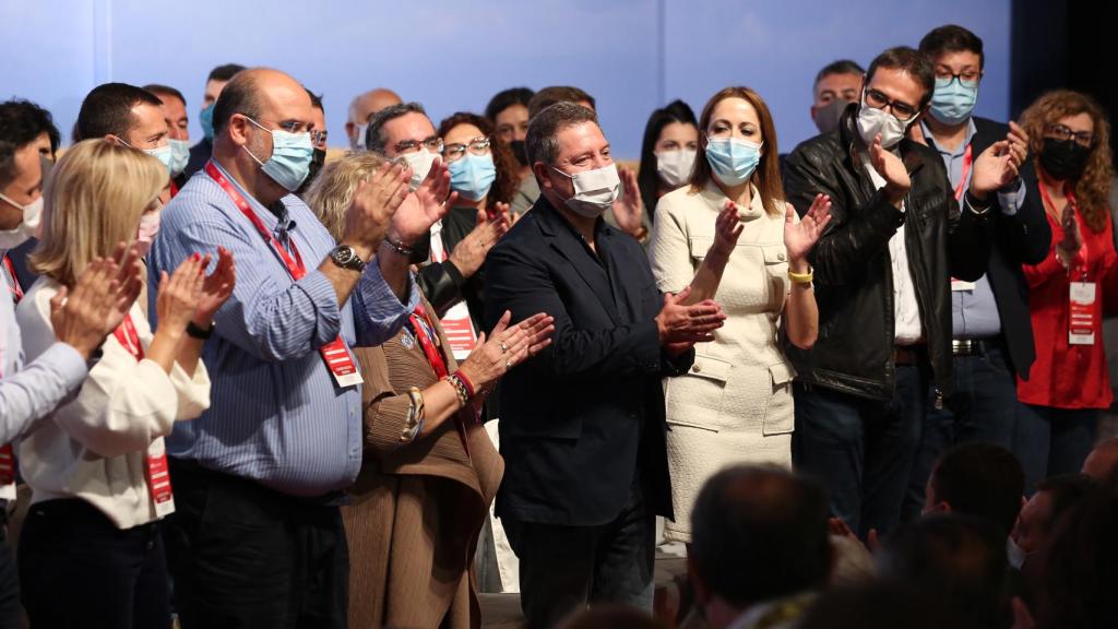 Clausura del XII Congreso Regional del PSOE de Castilla-La Mancha. Foto: Óscar Huertas