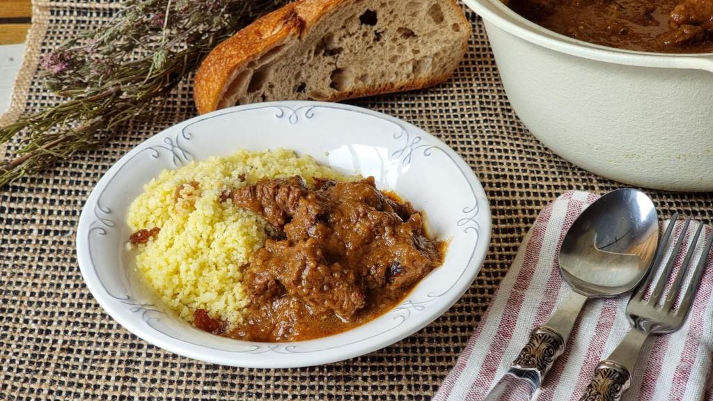 Estofado de ternera especiado para Navidad, una receta fácil