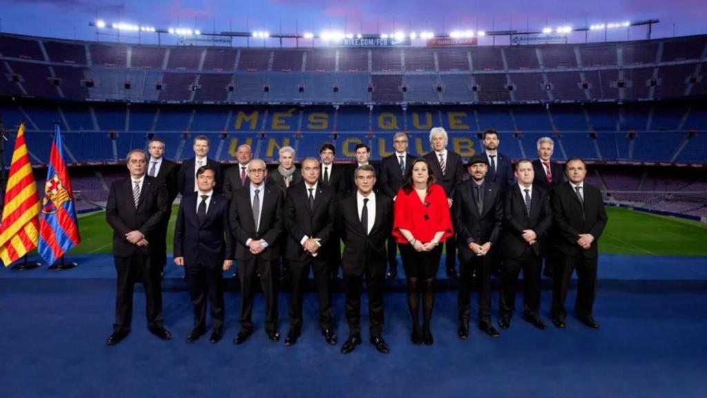 Junta directiva de Joan Laporta en su llegada a la presidencia en 2021