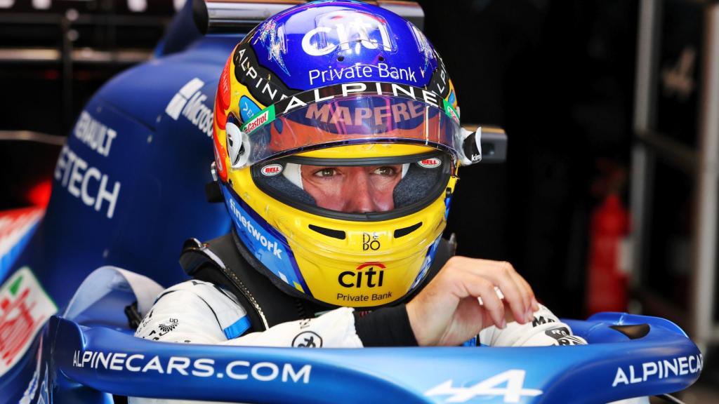 Fernando Alonso en su A521 en Estados Unidos