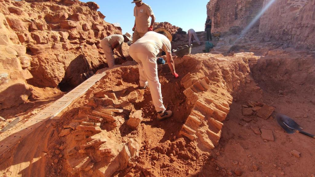 Otra fotografía de las excavaciones del yacimiento.