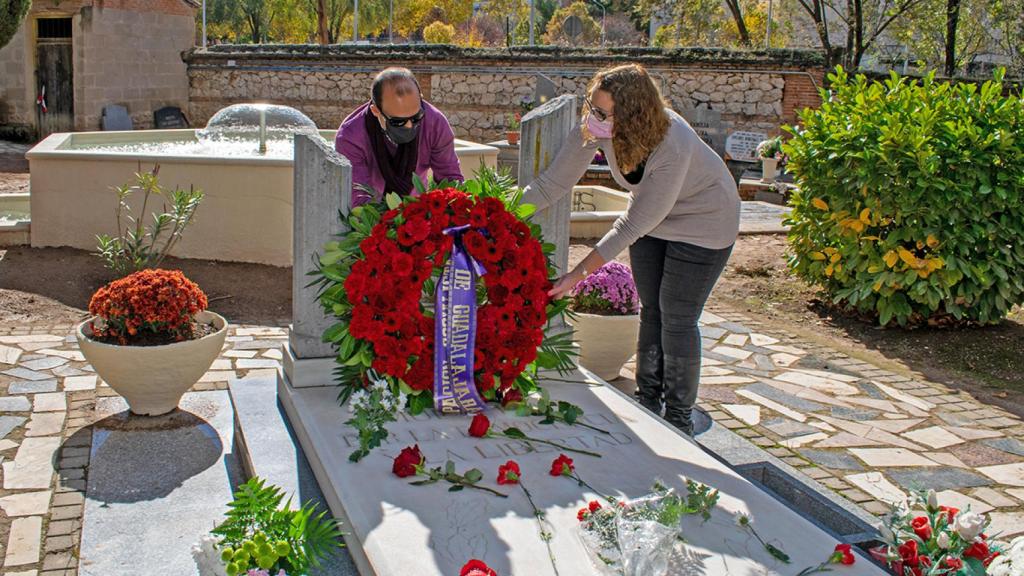 Un momento del homenaje.