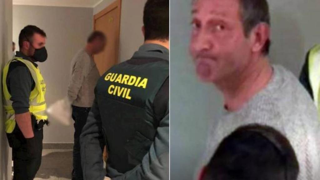 Momento de la detención del presunto autor de la muerte de un menor en Lardero (La Rioja).