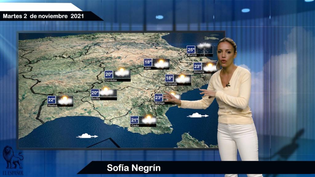 El tiempo de hoy martes 2 de noviembre