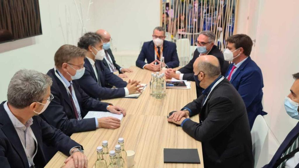 Encuentro de este lunes, ya sin Carlos Mazón.