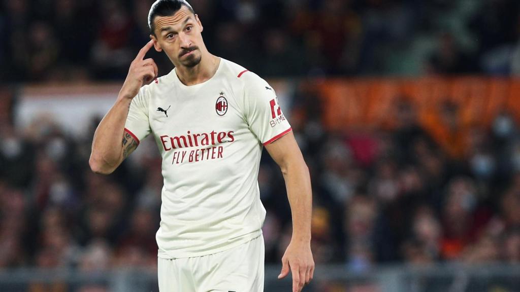 Zlatan Ibrahimovic, con el AC Milan