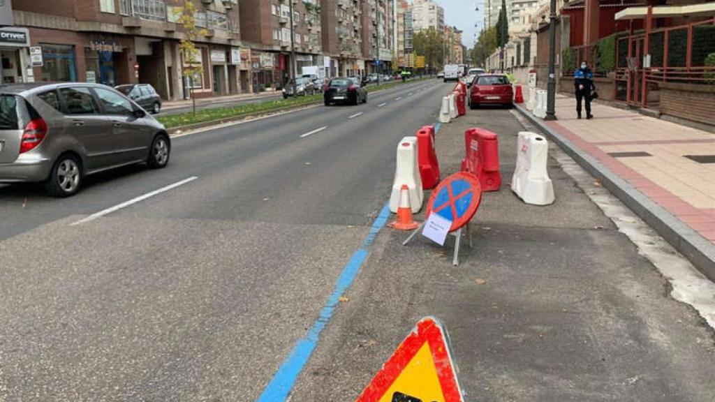 Obras en el Paseo Hospital Militar