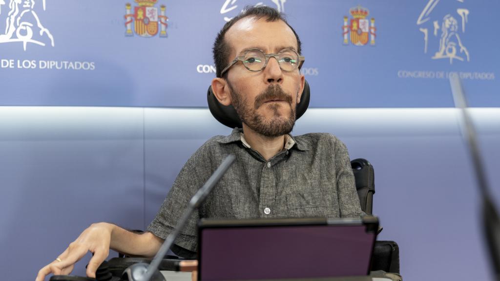 Pablo Echenique, portavoz de Unidas Podemos en el Congreso de los Diputados.
