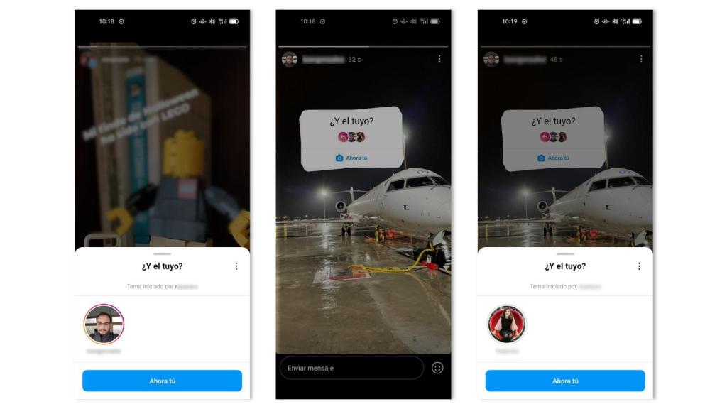 Función Ahora tú de Instagram