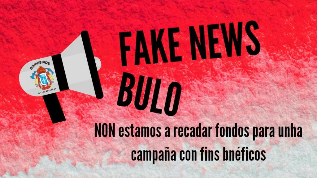 Mensaje de los bomberos de A Coruña