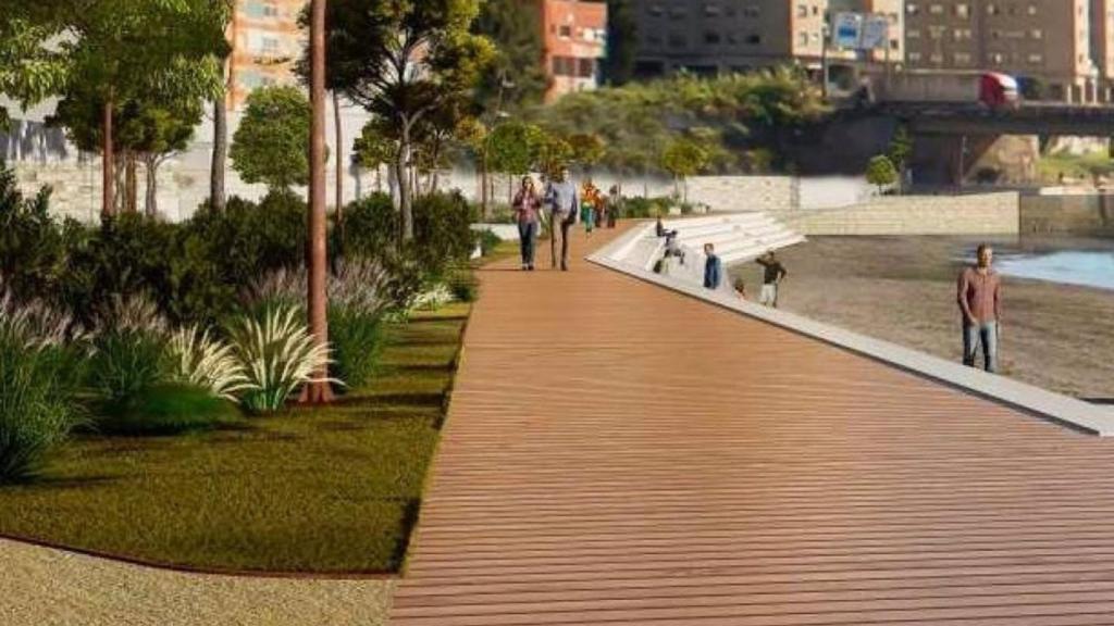 Proyecto de reforma del Paseo de Bouzas, en Vigo.