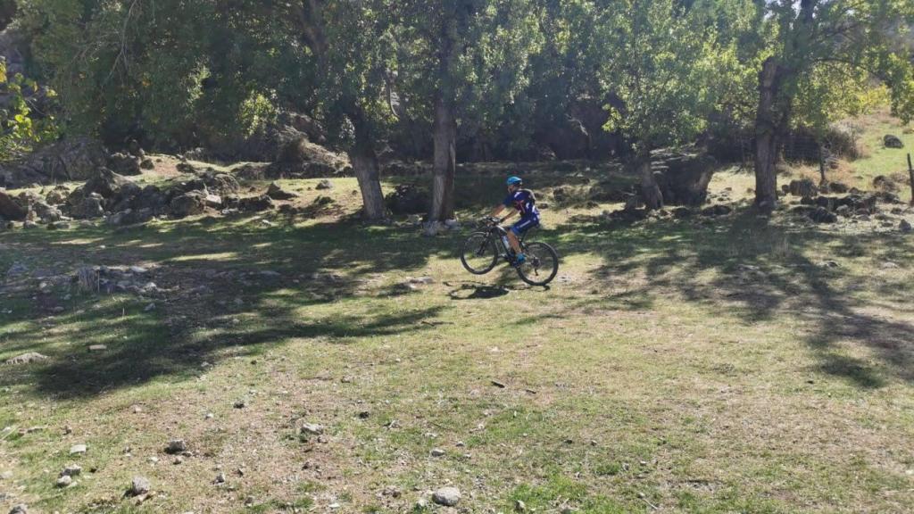 El camino conduce por zonas deshabitadas, pero llenas de vida.