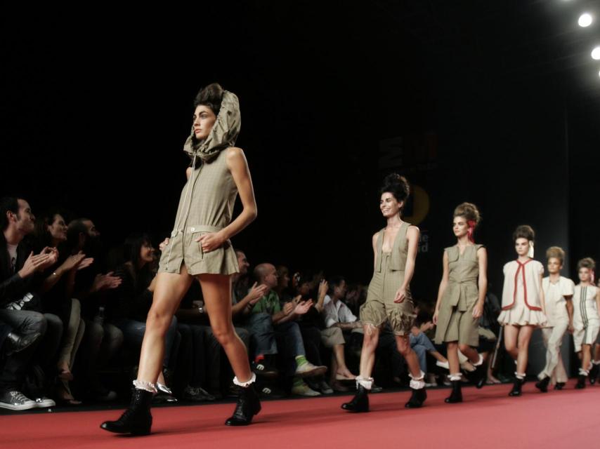 Desfile de Antonio Alvarado en la Fashion Week de Madrid.