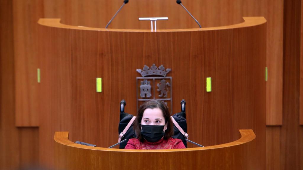 Noelia Frutos en las Cortes de Castilla y León / ICAL