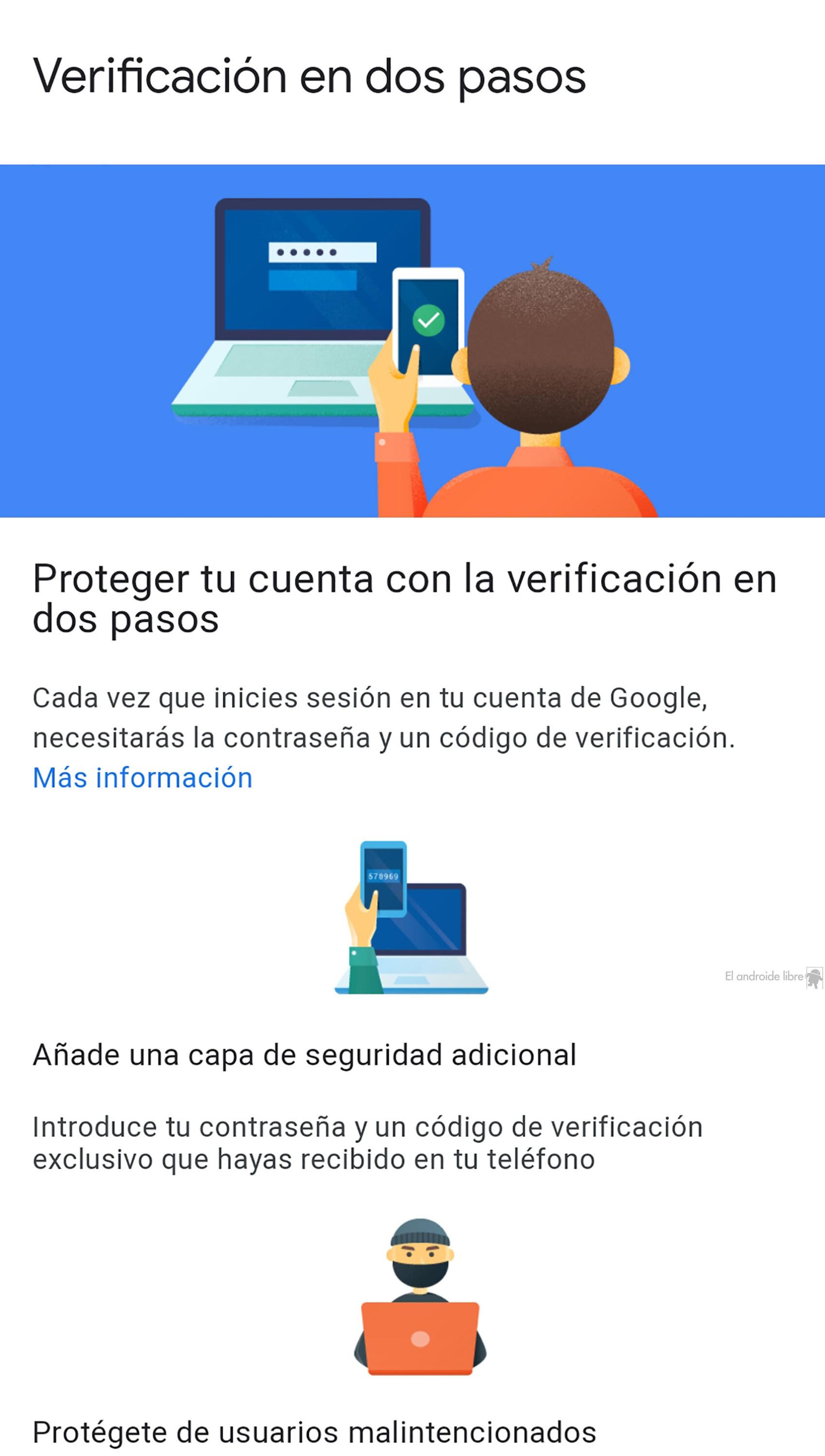Verificación de dos pasos