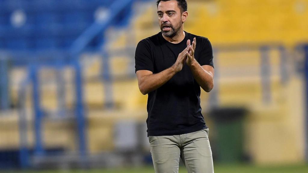 Xavi Hernández, en un partido del Al Sadd
