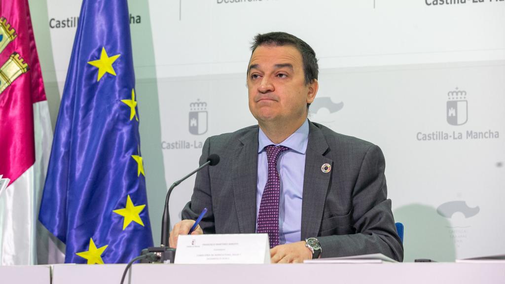 Francisco Martínez Arroyo, consejero de Agricultura, Agua y Desarrollo Rural. Foto: JCCM