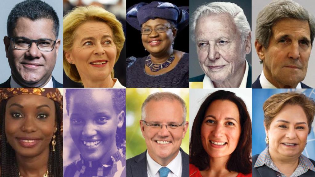 10 rostros  presentes en la COP26 que debes conocer