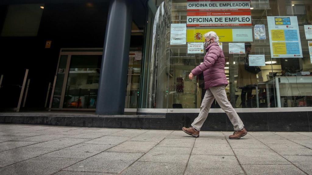Oficina de empleo en  Madrid.