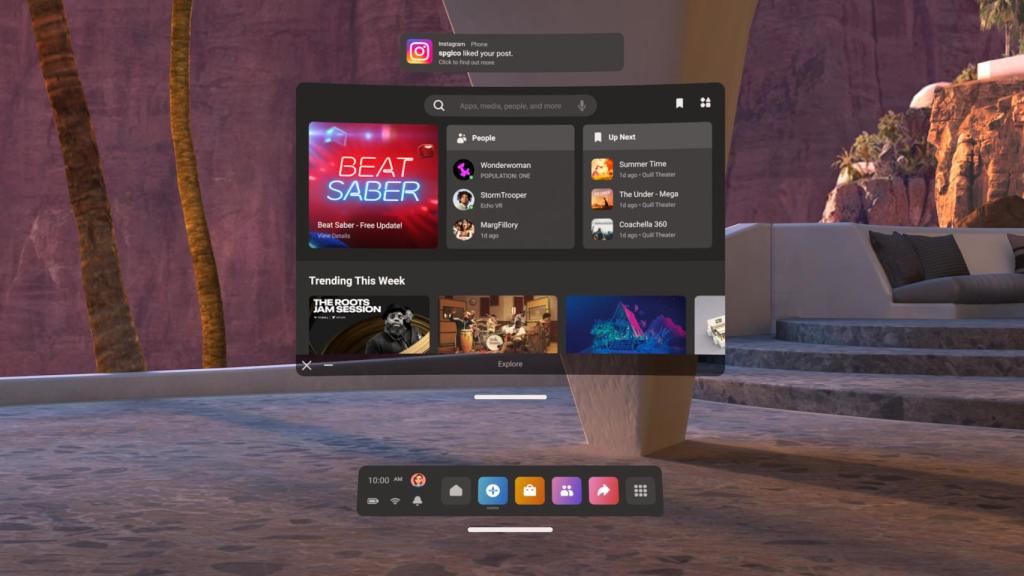 Notificaciones de Android en Oculus