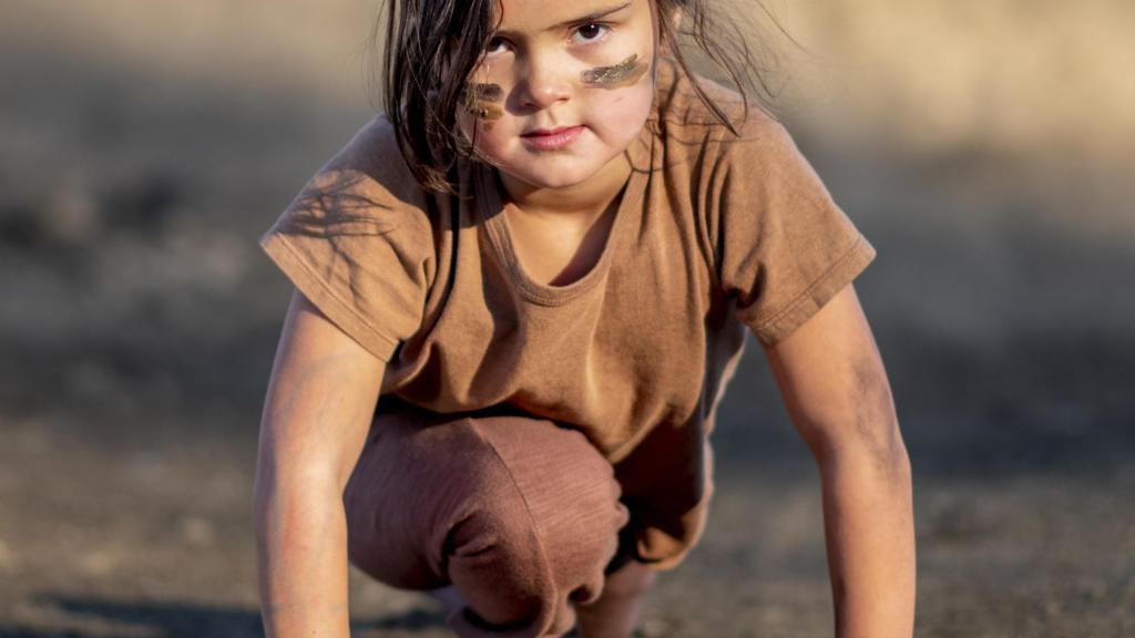 Una niña que va a por todas.