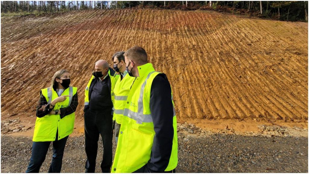 Ethel Vázquez visitó las obras de la primera fase.