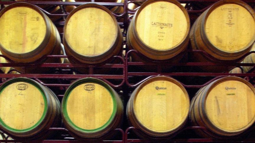 Barriles de roble americano y francés