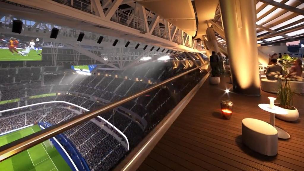 El Sky Bar del nuevo Santiago Bernabéu