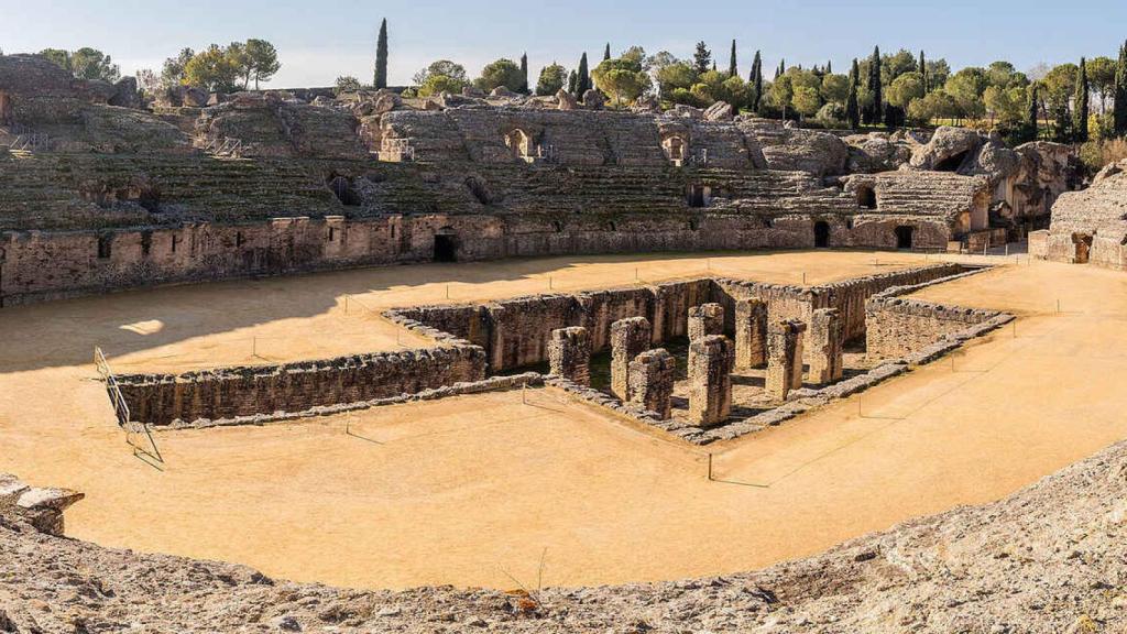 Itálica (Santiponce, Sevilla) - Ruinas de Pozo Dragón.