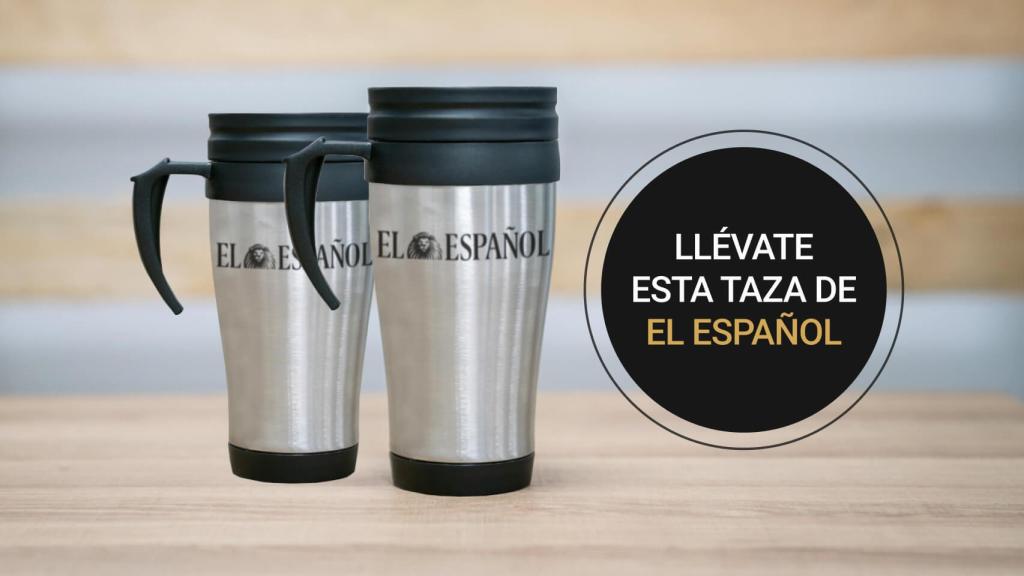 Te damos la bienvenida con esta taza termo de EL ESPAÑOL