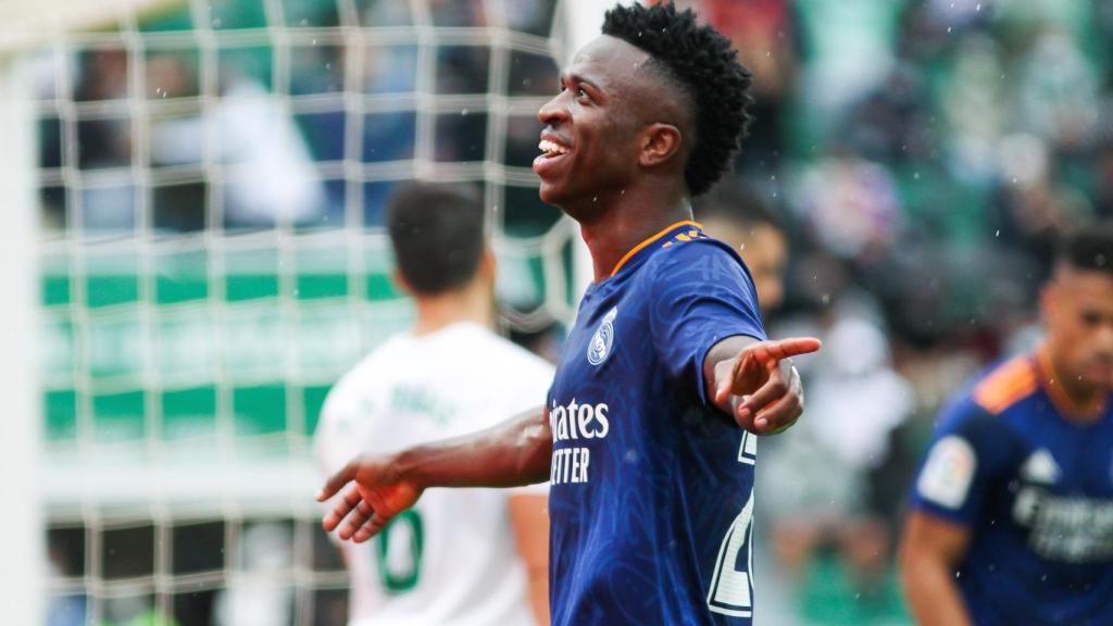 Vinicius Júnior, durante un partido de Liga con el Real Madrid