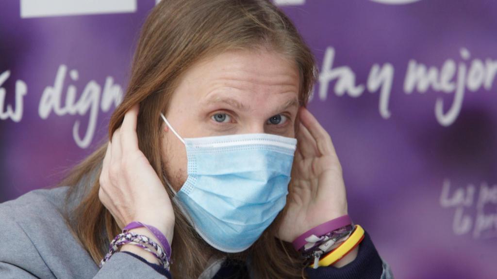 El coordinador autonómico de Podemos Castilla y León, Pablo Fernández