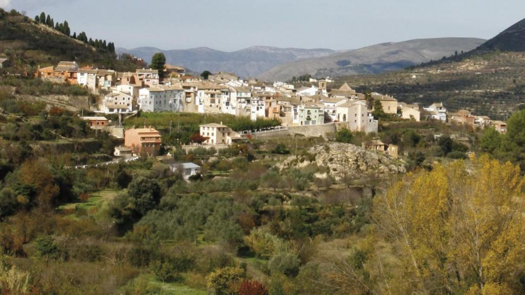 Localidad de Alcoleja.