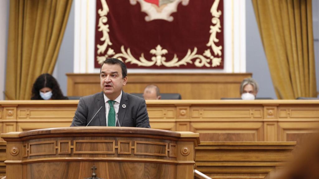 Martínez Arroyo, consejero de Agricultura, Agua y Desarrollo Rural, en las Cortes de Castilla-La Mancha