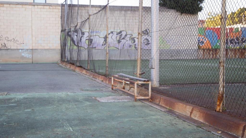 Imagen del estado actual de las instalaciones del complejo deportivo Rosa Colorado