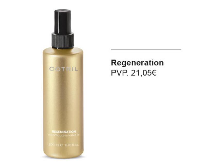 Regeneration leave-in conditioner, de Cotril.