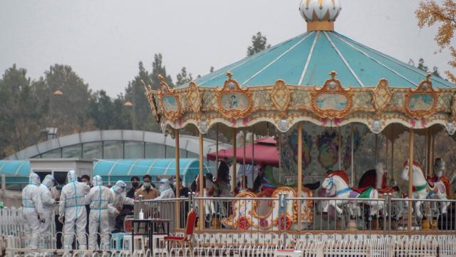 Las autoridades chinas realizan test Covid