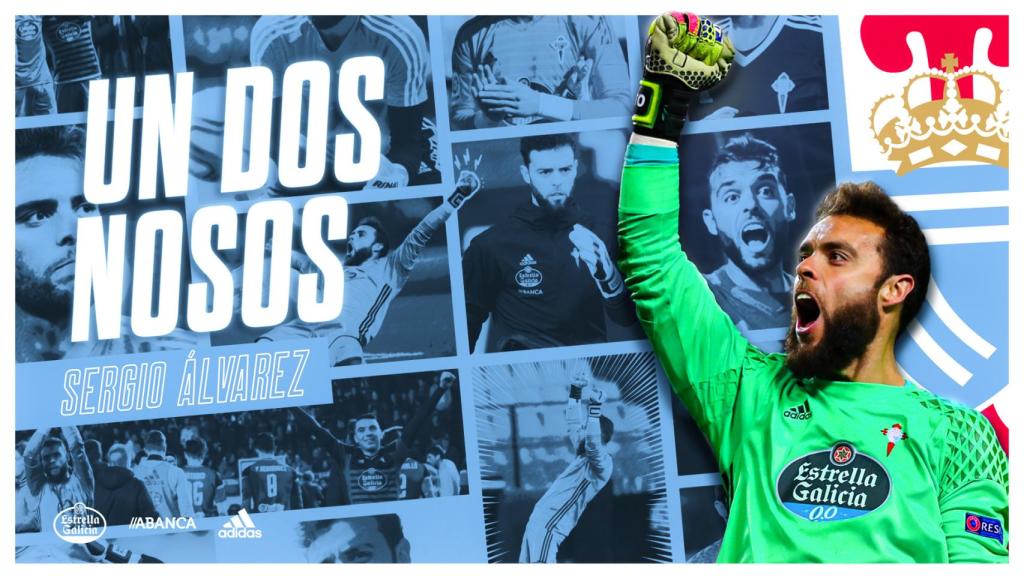 Una ovación del celtismo a Sergio Álvarez como previa del Celta-Barça